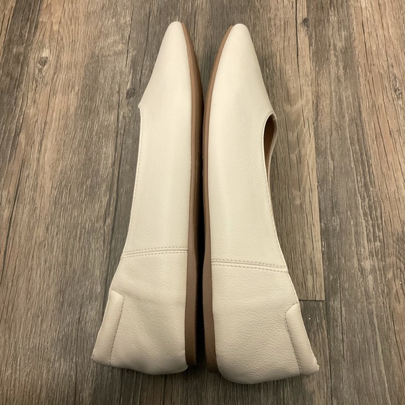 A New Day Target vegan leather taupe flats, size 9 - Picture 4 of 6